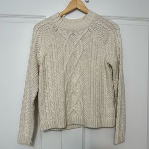 Abercrombie cream sweater